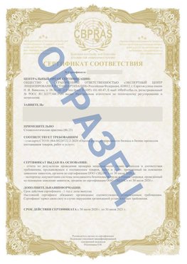 Образец Сертификат СТО 01.064.00220722.2-2020 Можайск Сертификат СТО 01.064.00220722.2-2020 